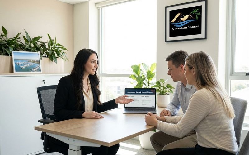 First home buyer consultation with mortgage broker